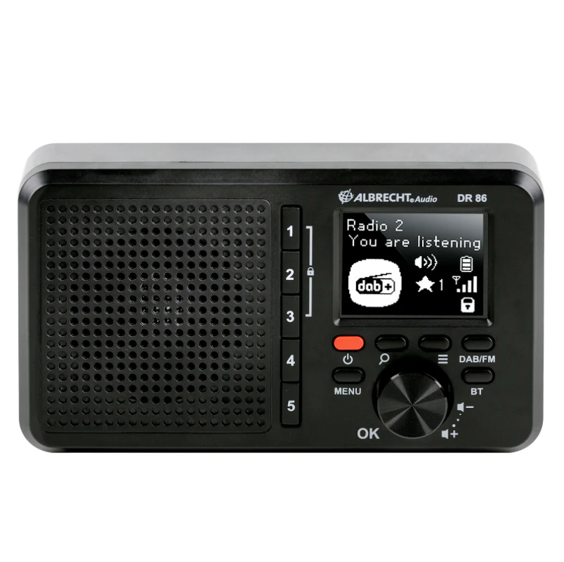 Albrecht DR 86 Senioren Digital-Radio, große Tasten/Anzeige, einfache Bedienung, Netz/Akku - Image 3