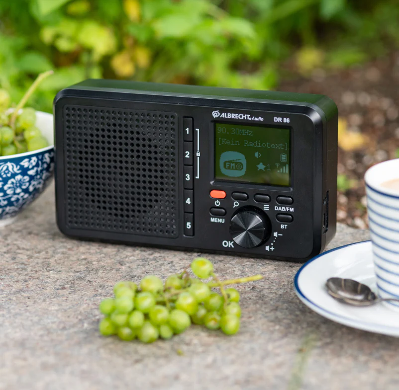 Albrecht DR 86 Senioren Digital-Radio, große Tasten/Anzeige, einfache Bedienung, Netz/Akku - Image 5