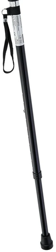 Aluminium-Gehstock mit Holz-Fritzgriff, höhenverstellbar - Image 4