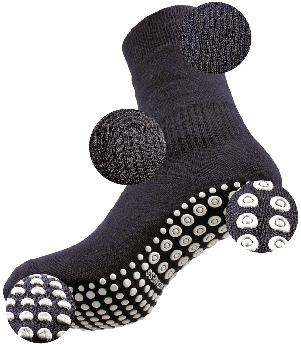 Anti-Rutsch-Socken, Zweizonen-Sohlenprofil, Gummiloses Bündchen - Image 3