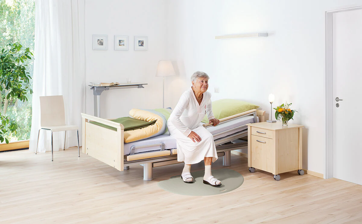 Bircher CareMat C Profi-Alarm-Trittmatte, Wegläuferschutz, 110x70 cm, Oval - Image 6