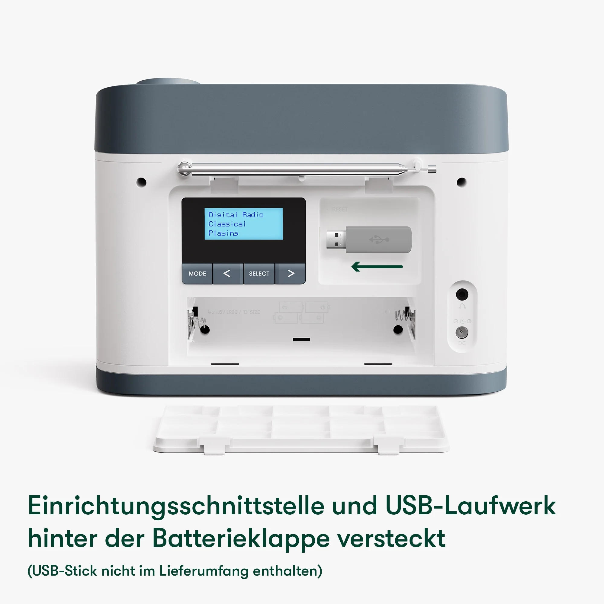 Demenz-Radio, DAB/FM, große Tasten (beschriftbar), einfache Bedienung, extra für Senioren entwickelt - Image 6
