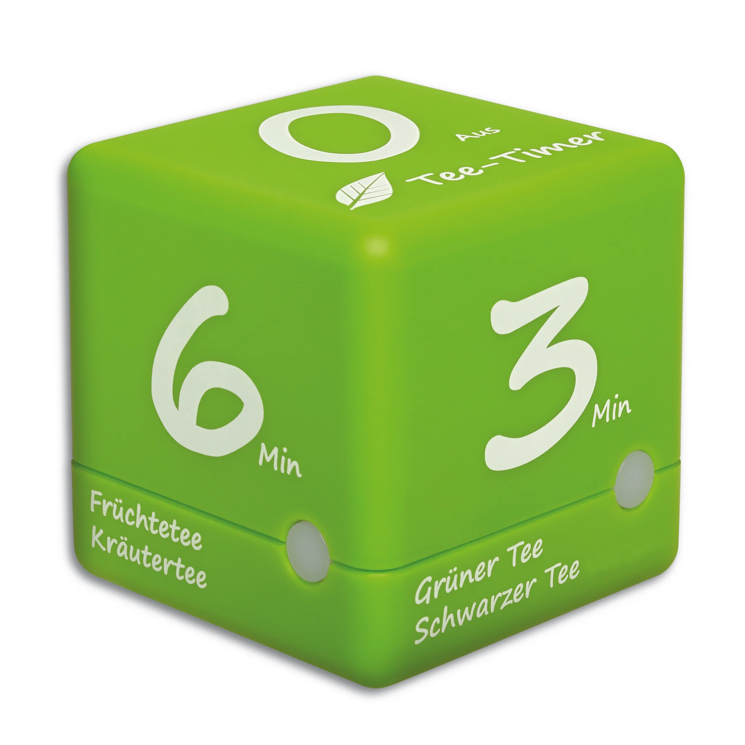 Digitaler Tee-Timer CUBE TIMER, sehr einfache Bedienung, 3-4-5-6 Minuten
