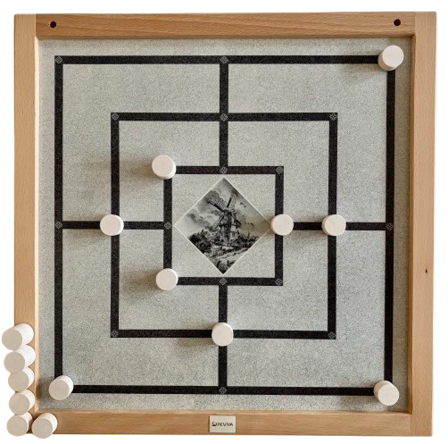 Extra großes Magnet Brettspiel Mühle, 50 x 50 cm - Image 4