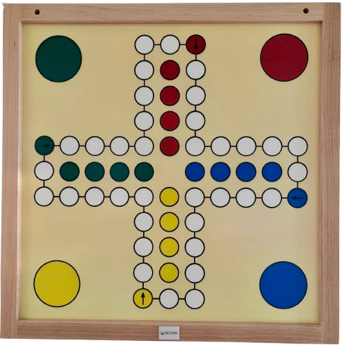 Extra großes Magnet Doppel-Brettspiel Verflixt & Halma, 50 x 50 cm - Image 5