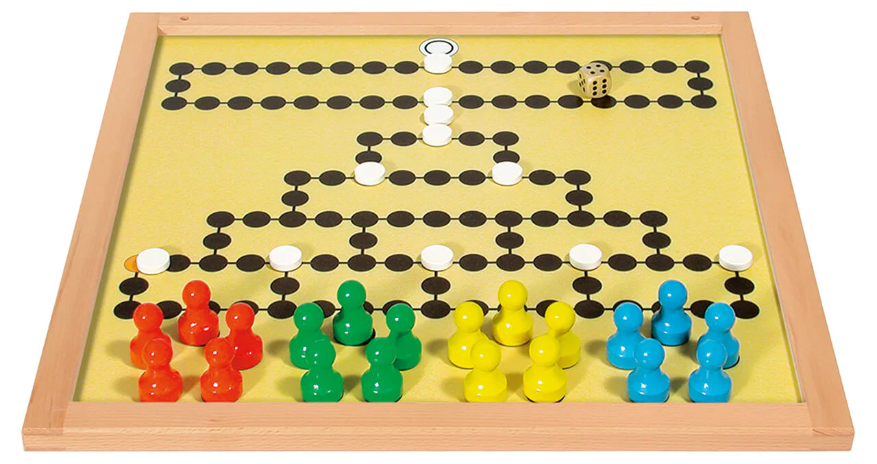 Extra großes Magnet Doppel-Brettspiel Verflixt & Malefiz, 50 x 50 cm - Image 4