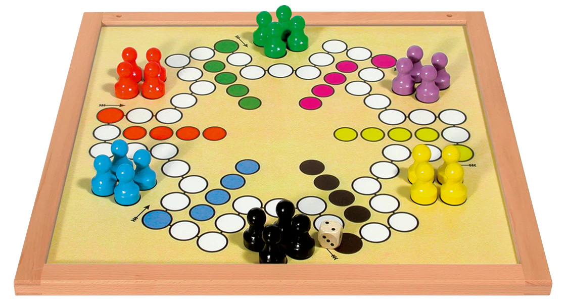 Extra großes Magnet Doppel-Brettspiel Verflixt & Six, 50 x 50 cm - Image 3