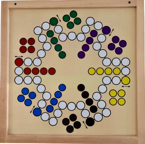 Extra großes Magnet Doppel-Brettspiel Verflixt & Six, 50 x 50 cm - Image 8