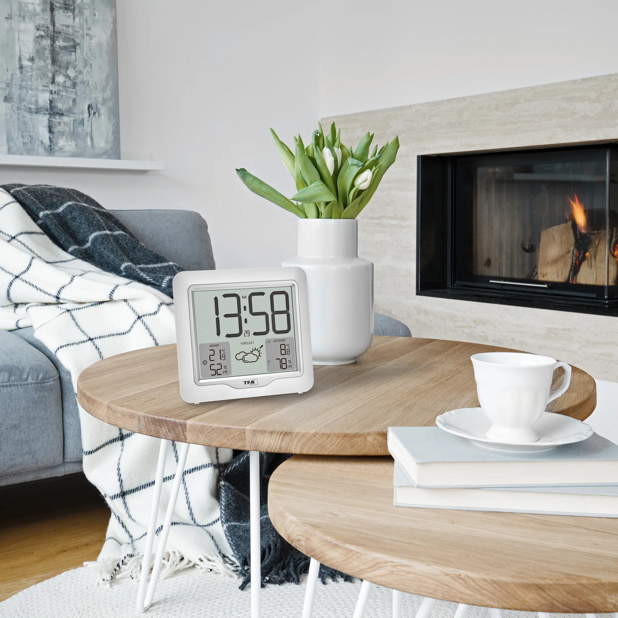 Funk-Wetterstation METRO PLUS mit kabellosem Außensender, 33x17,5 cm, Wettervorhersage - Image 5