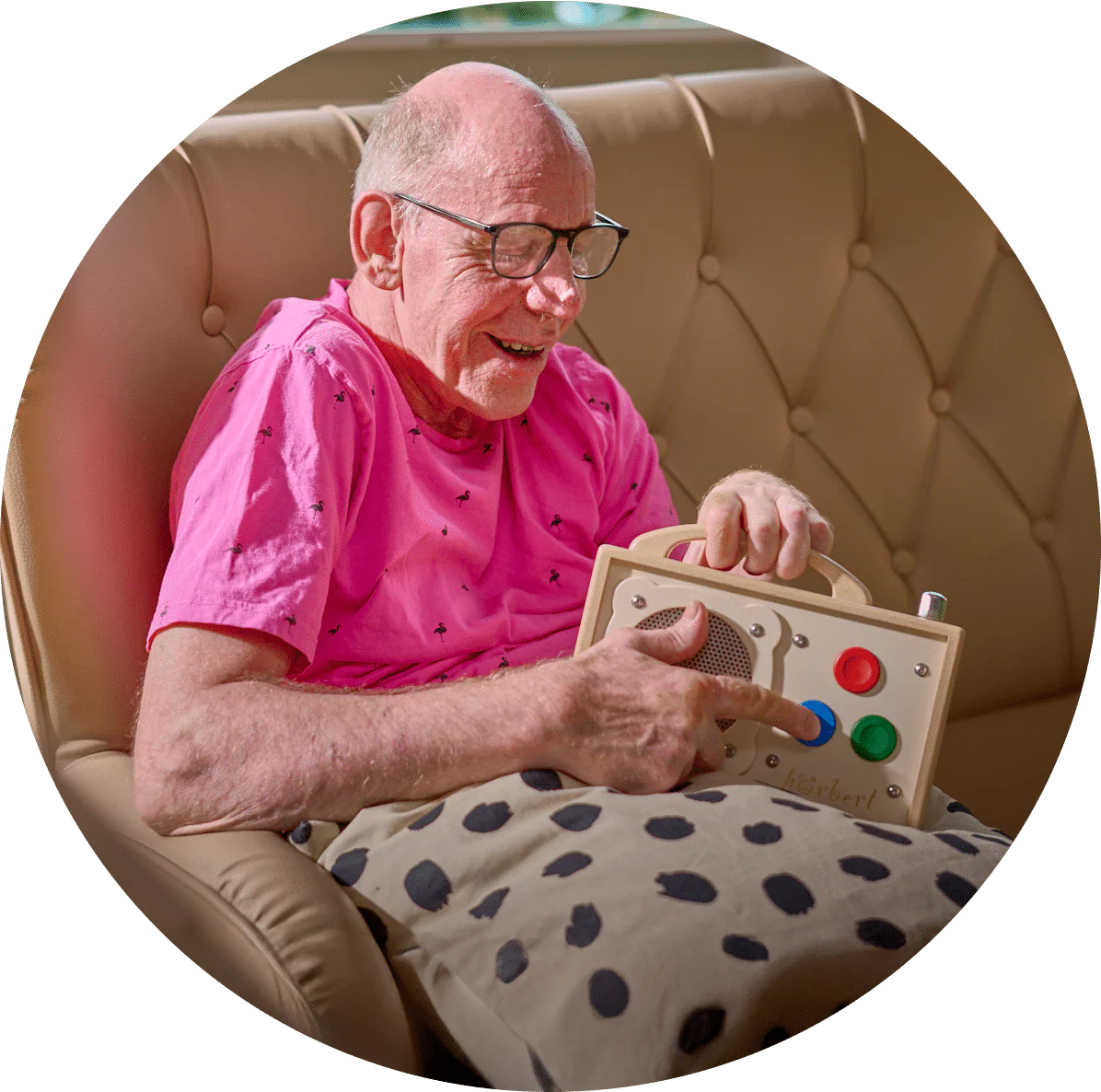 Hörbert Senior, 3 Tasten, Abspielgerät mit vorbespielter Speicherkarte, WebRadio, mit Akku - Image 9