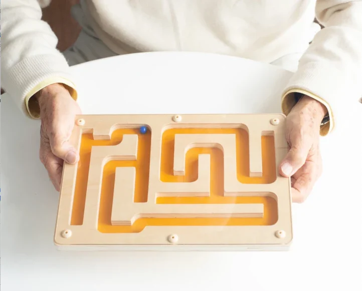 Kugel-Labyrinth, Geschicklichkeitsspiel, Murmel-Spiel für Menschen mit Demenz - Image 2