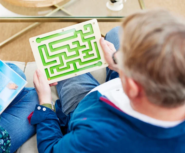 Kugel-Labyrinth II, Geschicklichkeitsspiel, Murmel-Spiel für Menschen mit Demenz - Image 2