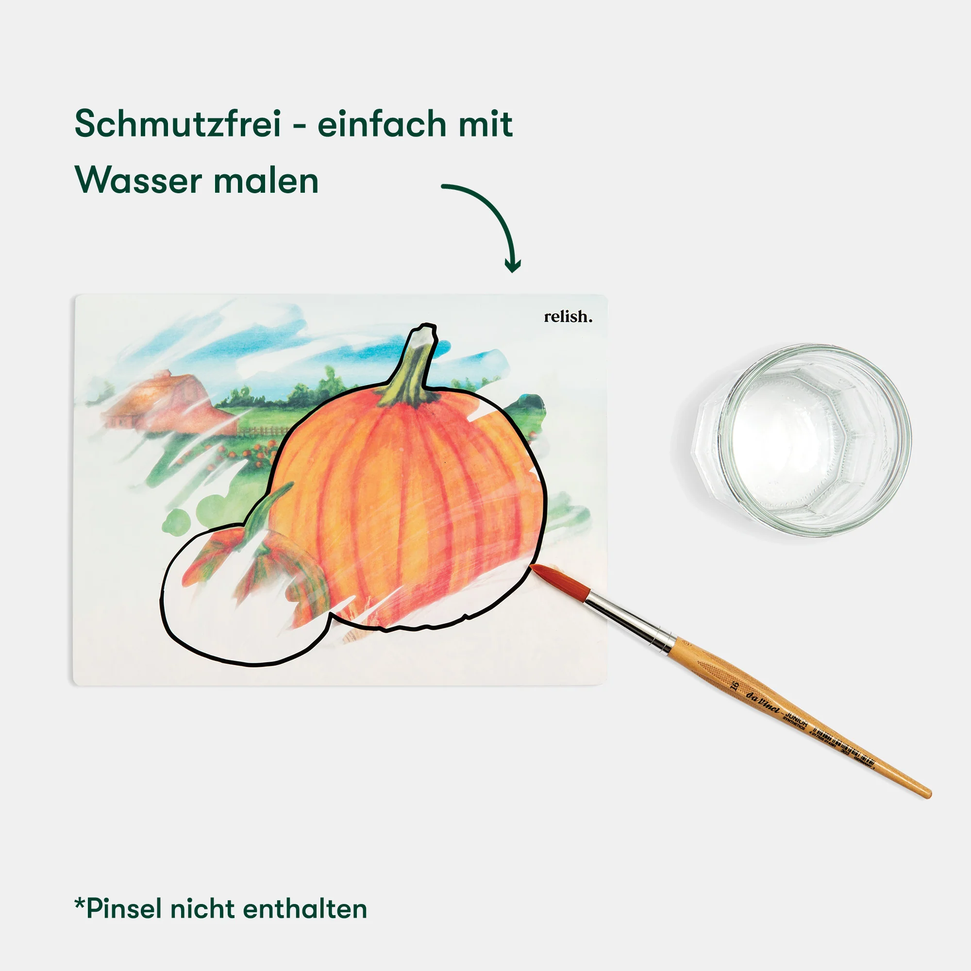 Malen mit Wasser: „Bauernhof“, 5 wiederverwendbare Vorlagen, Aquapaint™ „Farm Memories" - Image 2