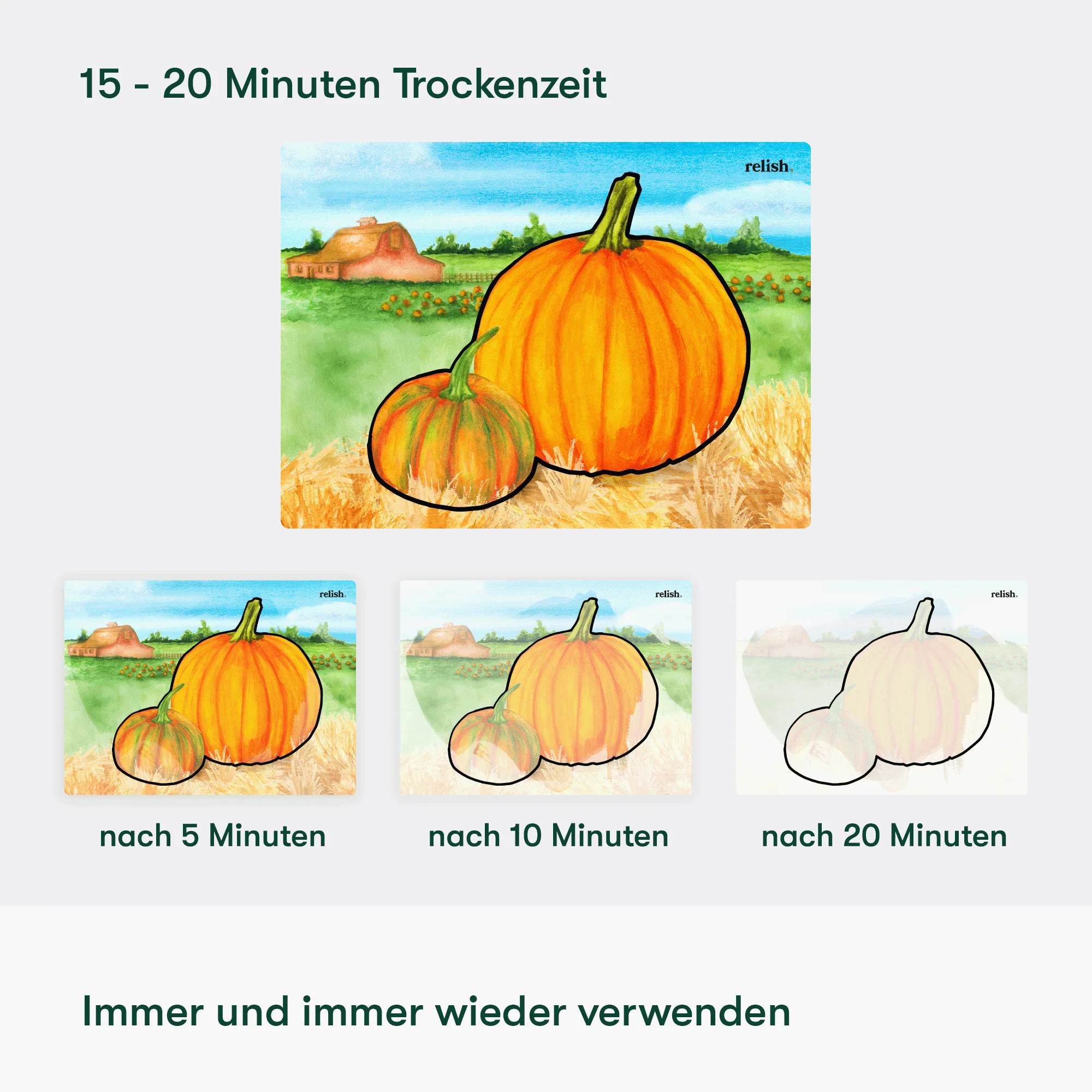 Malen mit Wasser: „Bauernhof“, 5 wiederverwendbare Vorlagen, Aquapaint™ „Farm Memories" - Image 3