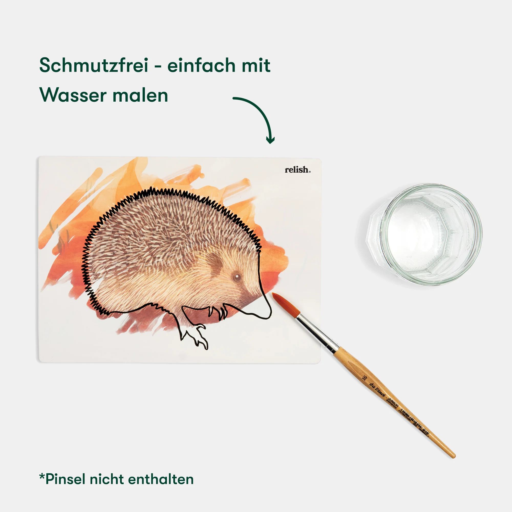 Malen mit Wasser: „Garten Wunder“, 5 wiederverwendbare Vorlagen, Aquapaint™ „Garden Wonders" - Image 2