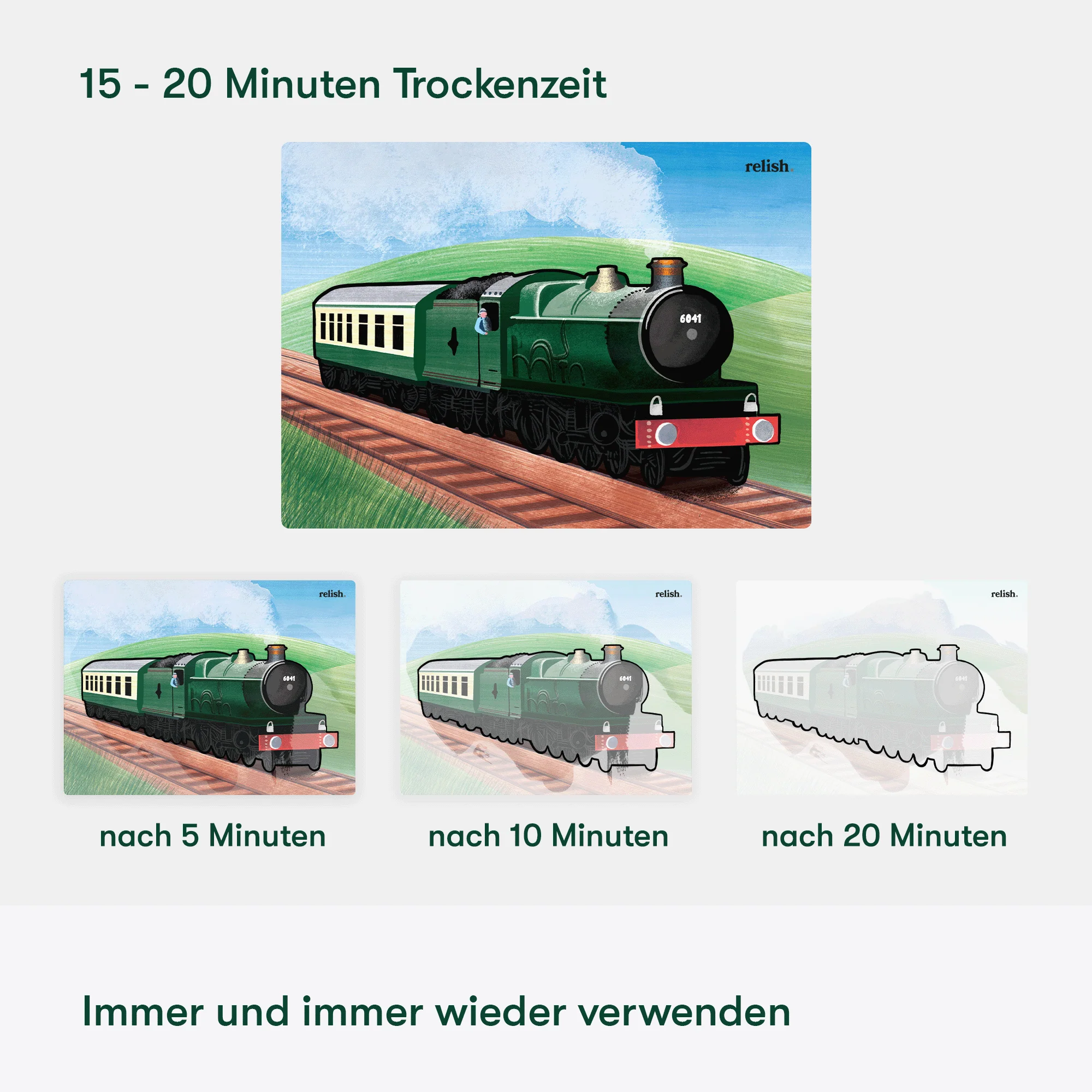 Malen mit Wasser: „Oldtimer“, 5 wiederverwendbare Vorlagen, Aquapaint™ „Classic Vehicles" - Image 3