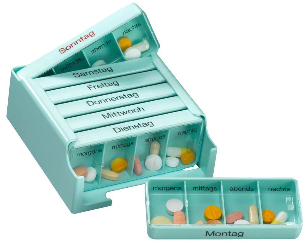 Medikamentenkassette mit 7 Tages-Dosen, 4 Kammern pro Tag, Spühlmaschinengeeignet - Image 6