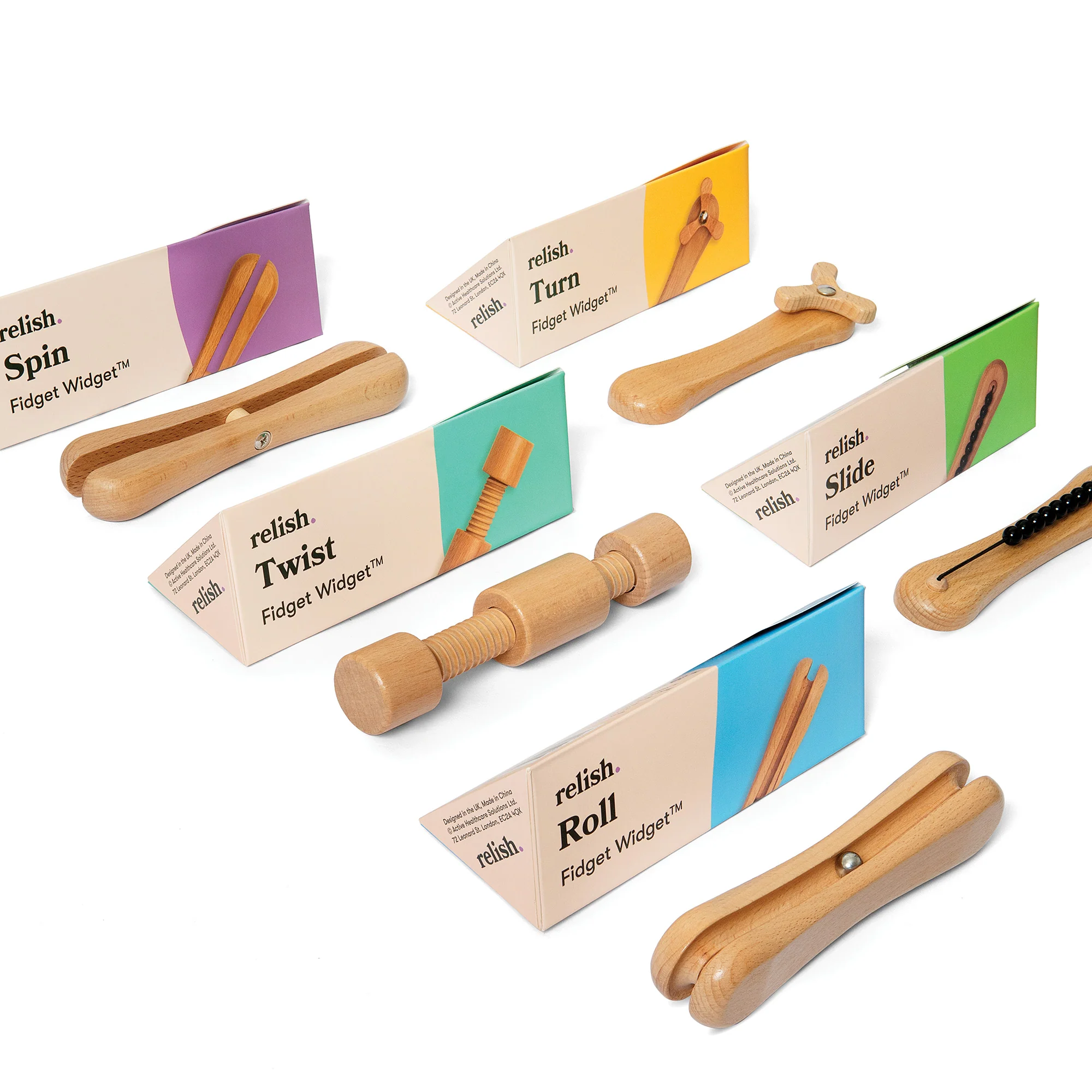 Motorik-Spielzeug "Fidget Widget", Box mit 5 Anti-Stress Spielzeugen für Menschen mit Demenz - Image 3