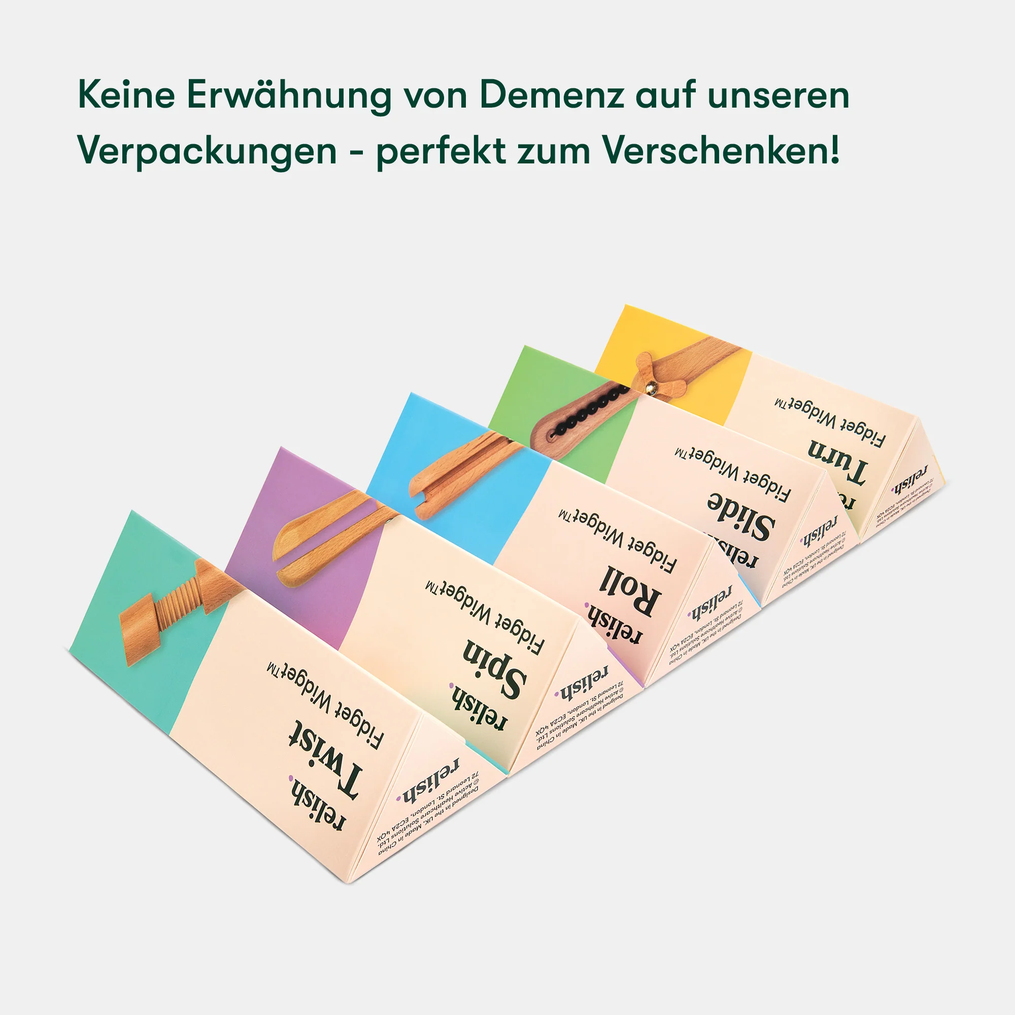 Motorik-Spielzeug "Fidget Widget", Box mit 5 Anti-Stress Spielzeugen für Menschen mit Demenz - Image 9