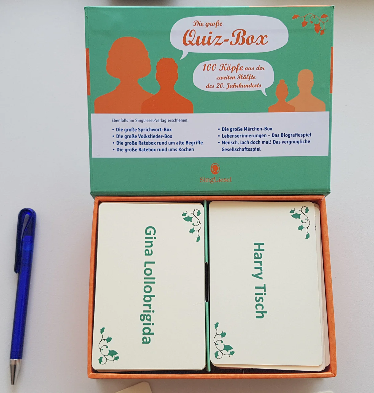 Ratekarten "Stars und Promis", Quiz-Spiel für Senioren - auch mit Demenz - Image 2