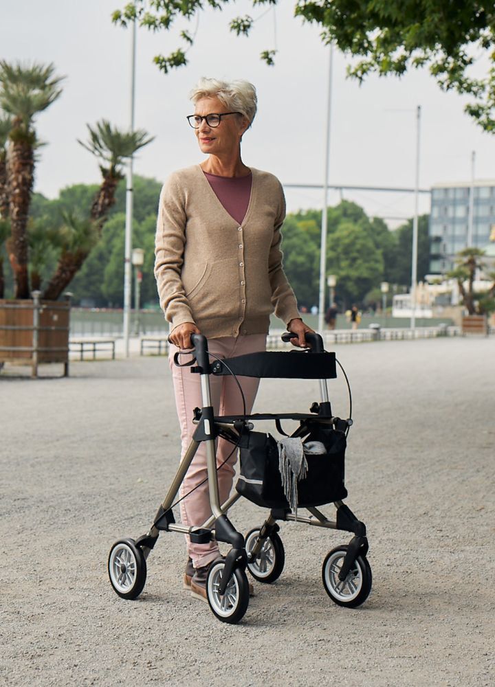 Rollator elan plus, klappbar, Stoßdämpfung, 60 cm Sitzhöhe - Image 6