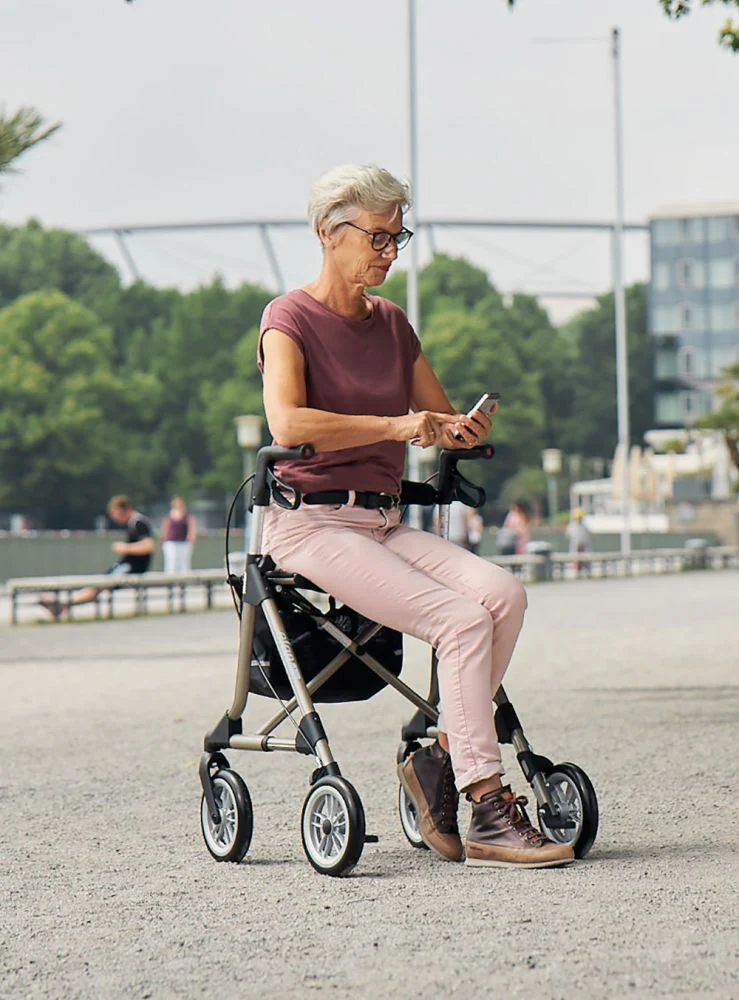 Rollator elan plus, klappbar, Stoßdämpfung, 60 cm Sitzhöhe - Image 7