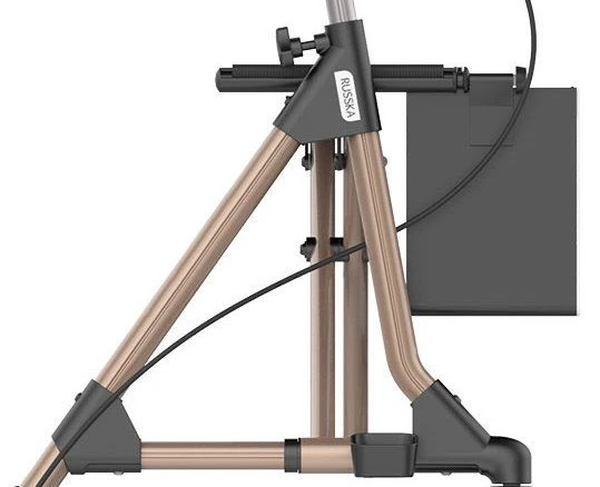 Rollator elan tour, klappbar, weiche strukturierte Räder, große Vorderräder, 60 cm Sitzhöhe - Image 3