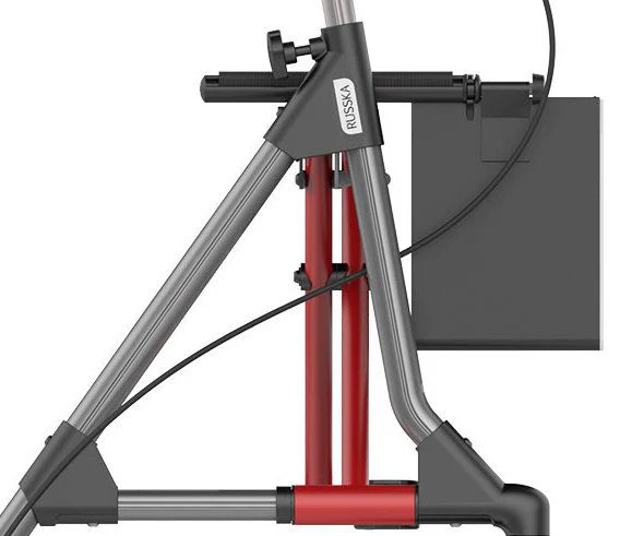Rollator elan tour, klappbar, weiche strukturierte Räder, große Vorderräder, 60 cm Sitzhöhe - Image 4