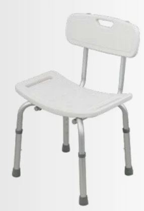 Rückenlehne zu Duschhocker mit gebogener Sitzfläche