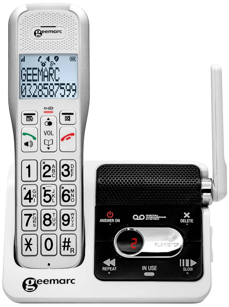 Schnurloses Senioren-Festnetztelefon mit separater mobiler Freisprecheinrichtung, Geemarc AmpliDect595 SOS PRO - Image 7