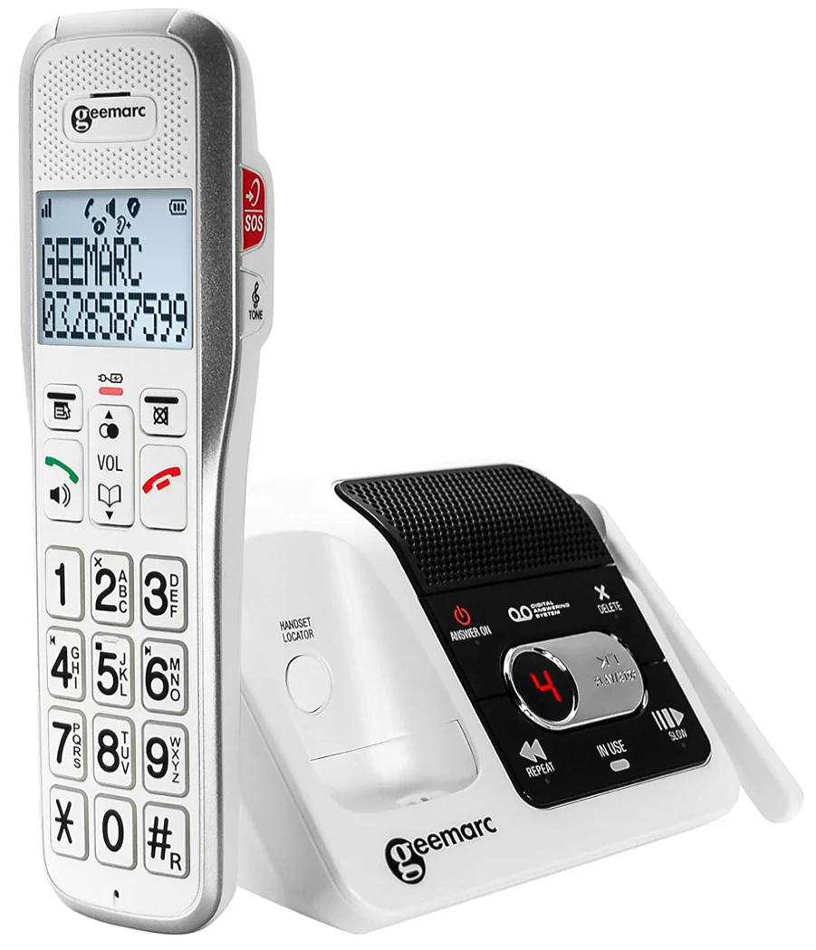 Schnurloses Senioren-Festnetztelefon mit separater mobiler Freisprecheinrichtung, Geemarc AmpliDect595 SOS PRO - Image 8