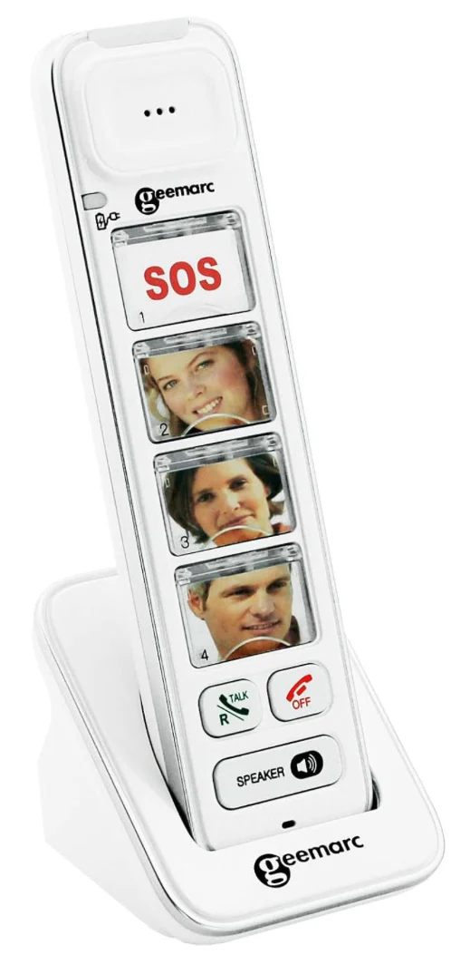 Schnurloses Senioren-Zusatz-Telefon mit Bildwahltasten, Geemarc Photodect295 - Image 5