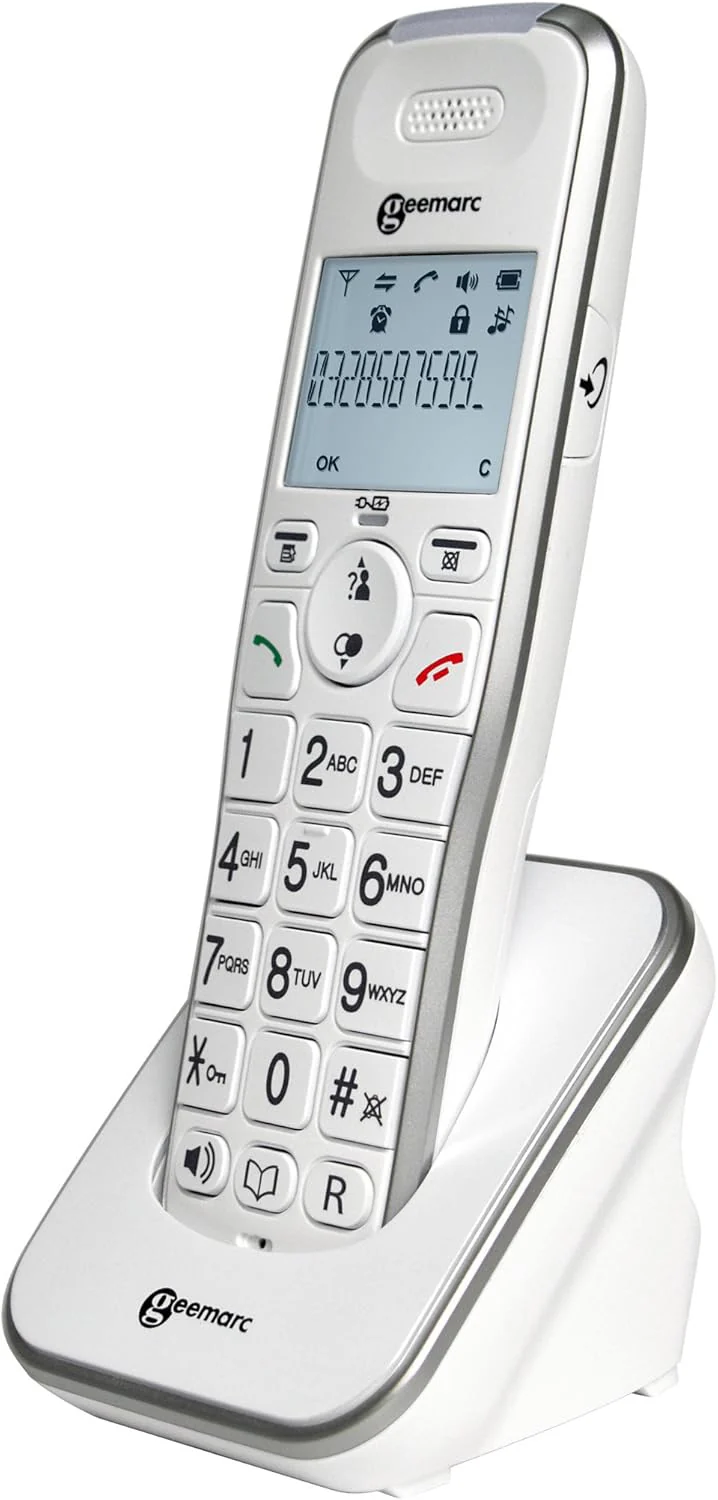 Schnurloses Zusatz-Mobilteil für Senioren und Personen mit Hörbeeinträchtigungen, Geemarc Amplidect 295 AD - Image 5
