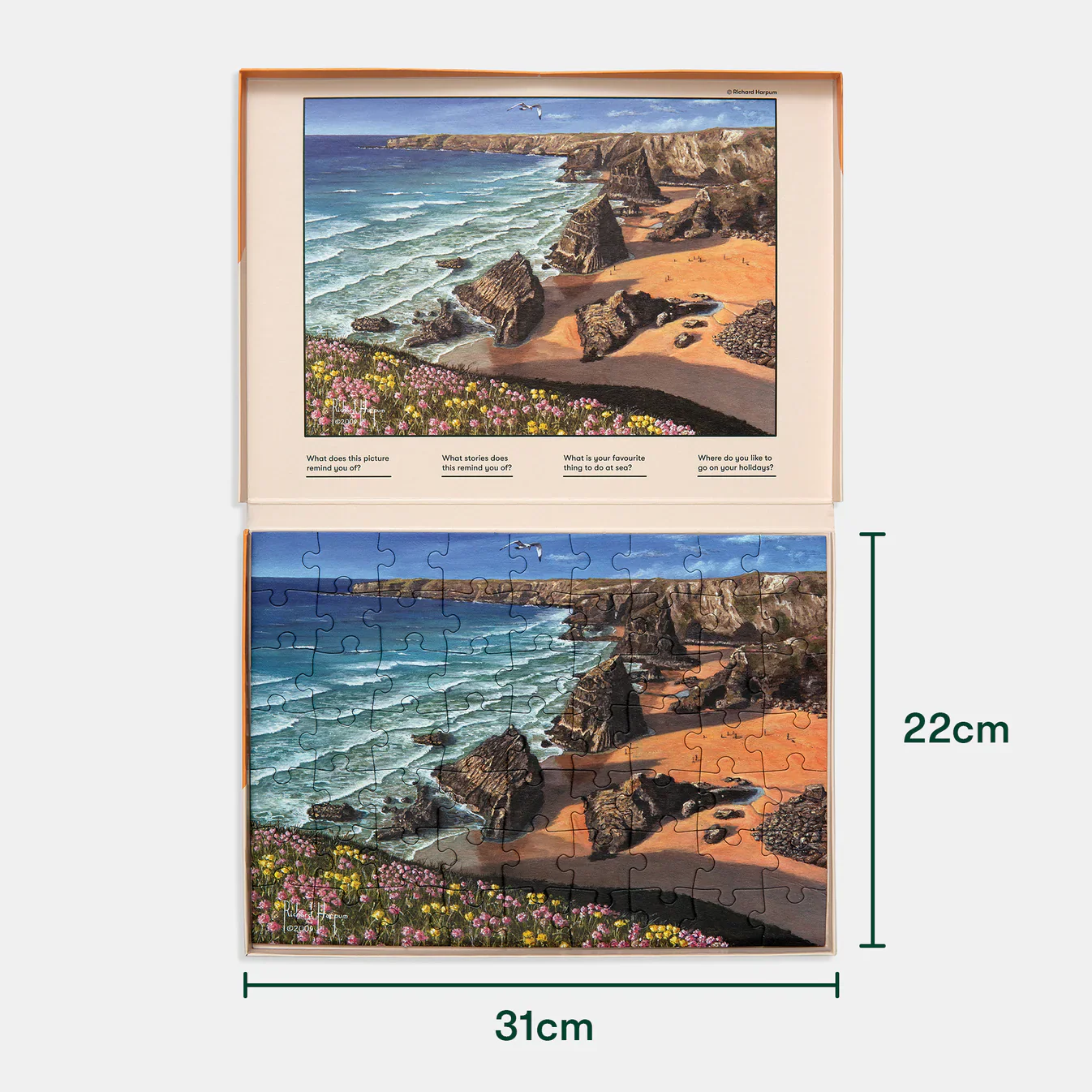 Senioren Puzzle „Atlantik Küste“, 63 Teile, Puzzle für Menschen mit Demenz, 31x22 cm - Image 12