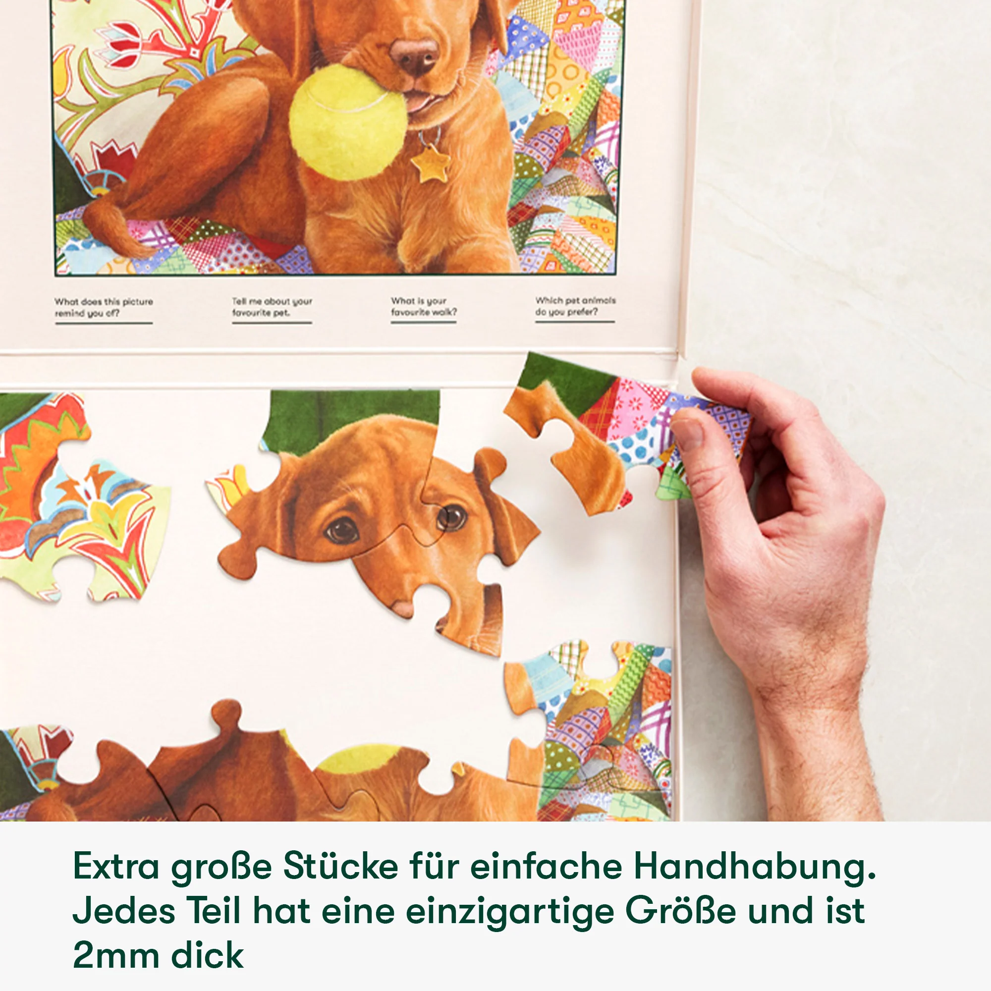 Senioren Puzzle „Katzenleben“, 13 Teile, Puzzle für Menschen mit Demenz, 31x22 cm - Image 6