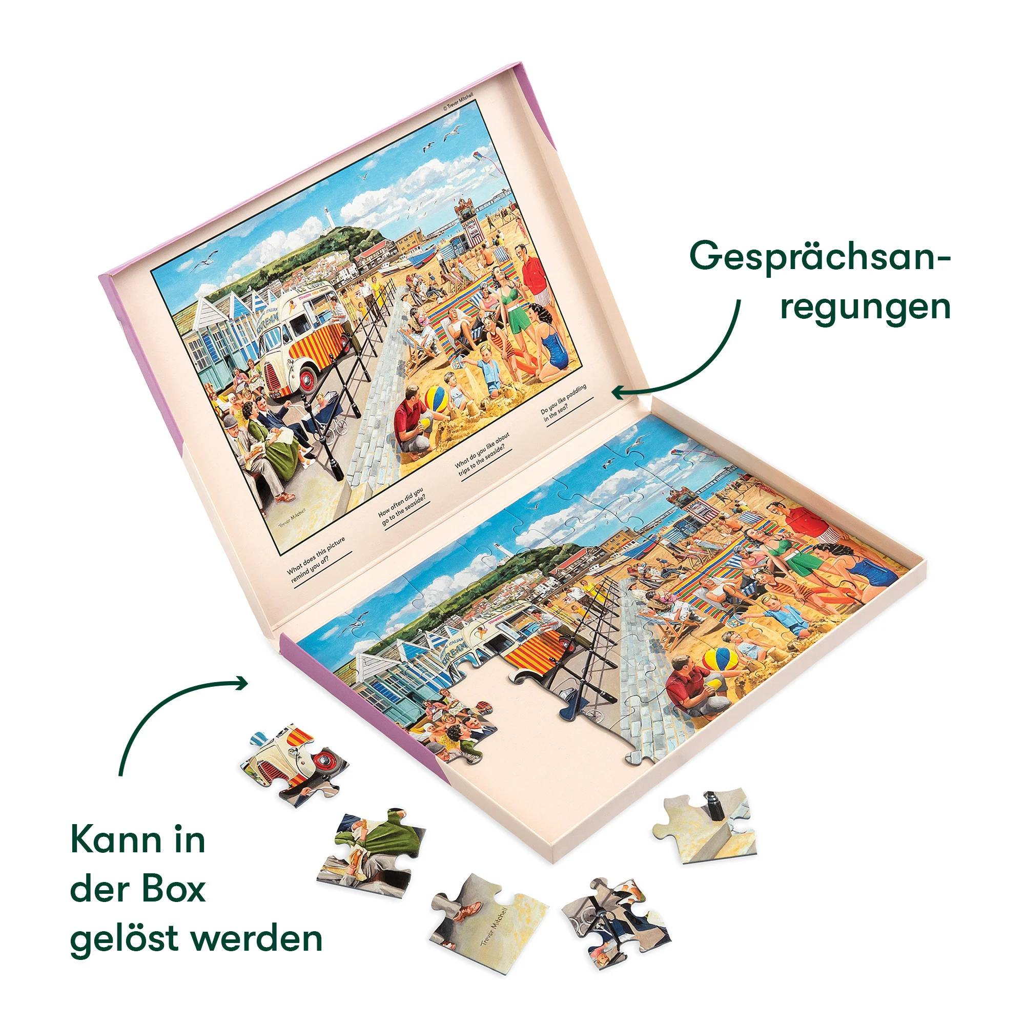 Senioren Puzzle „Meeresufer“, 35 Teile, Puzzle für Menschen mit Demenz, 31x22 cm - Image 2