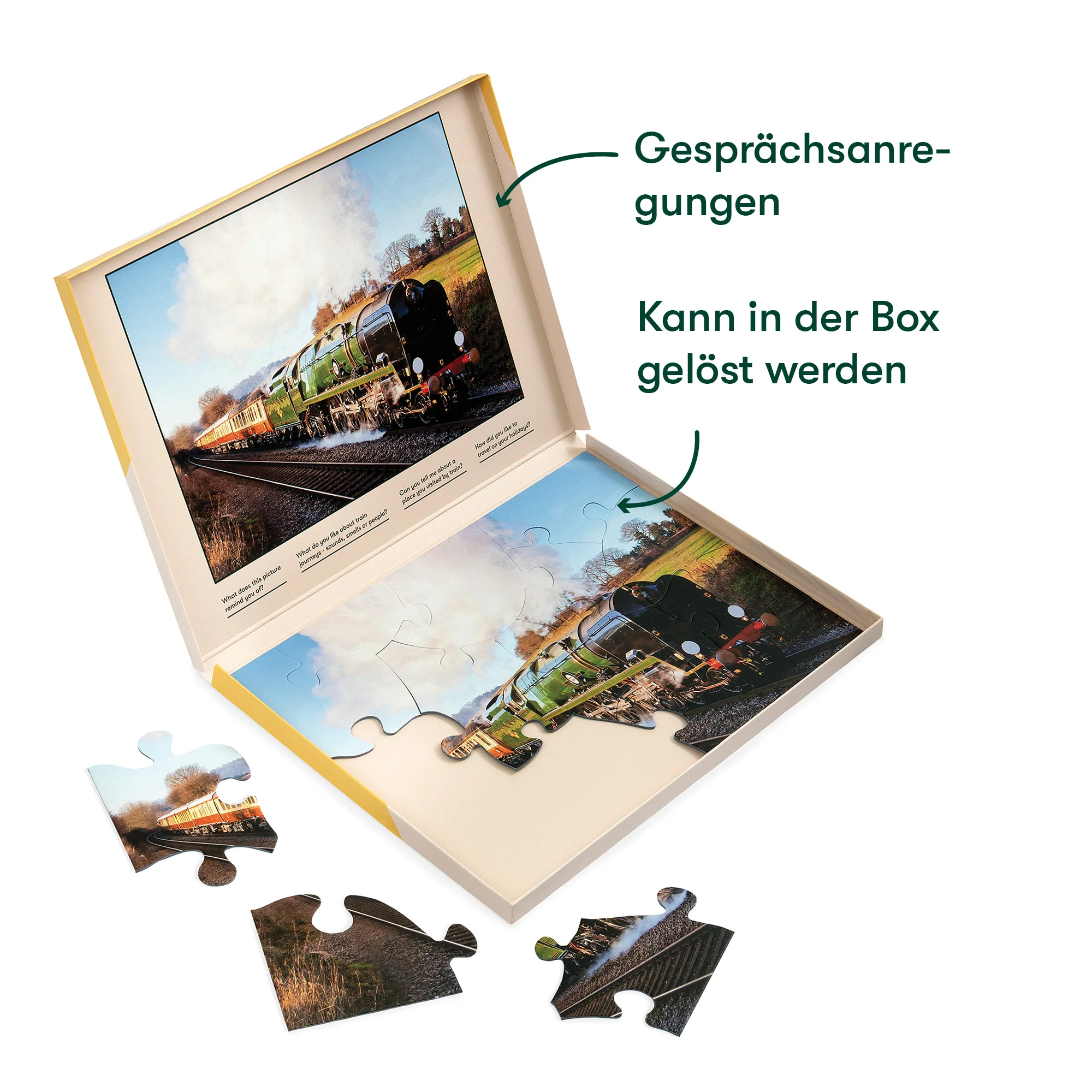 Senioren Puzzle „Orient Express“, 13 Teile, Puzzle für Menschen mit Demenz, 31x22 cm - Image 2