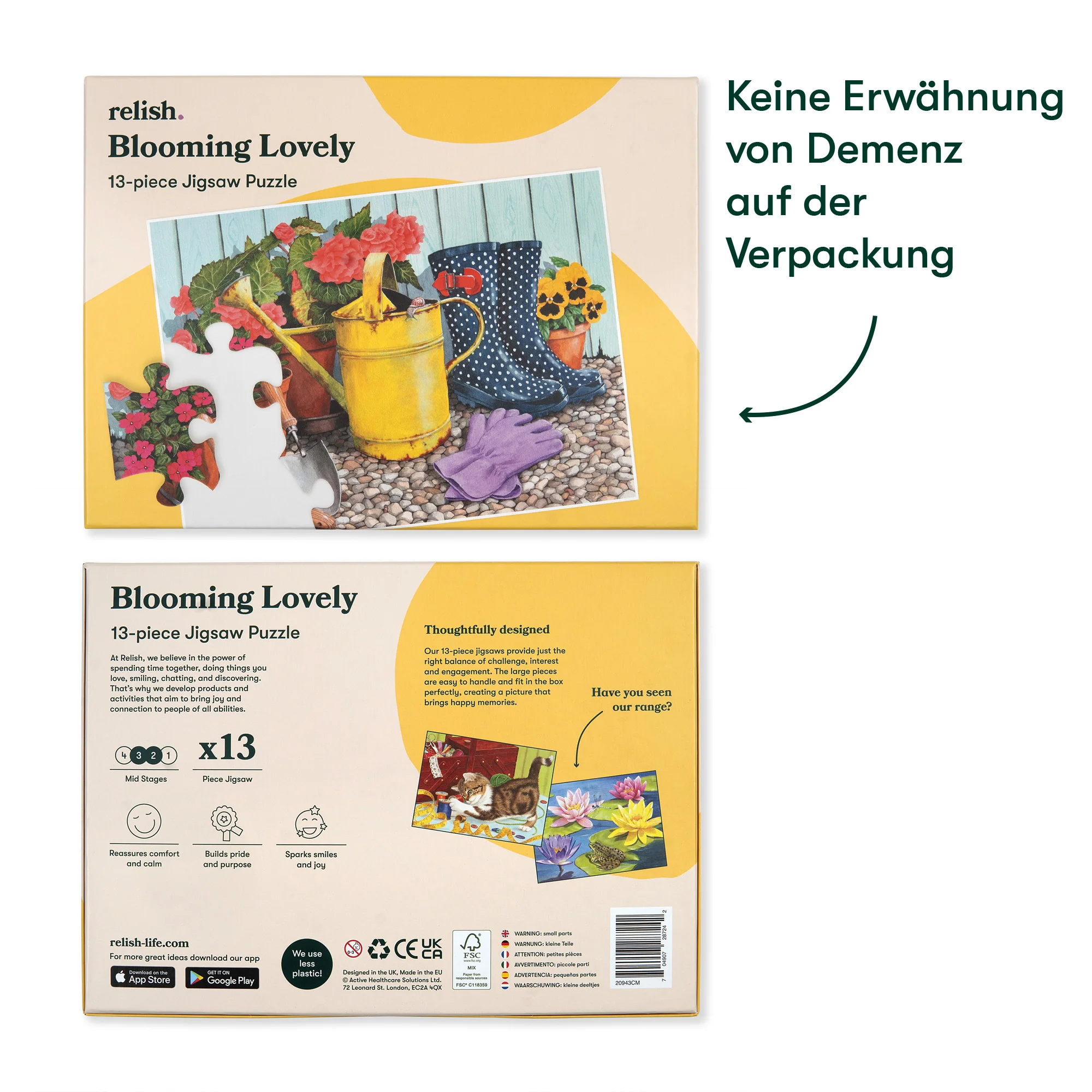 Senioren Puzzle „Wunderschön blühend“, 13 Teile, Puzzle für Menschen mit Demenz, 31x22 cm - Image 8