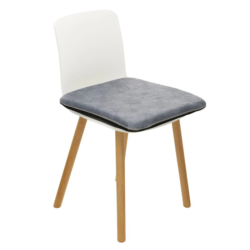 Sitzkissen Komfort mit Schaumstoffkern, wasserundurchlässig, 42 x 42 cm, Blau Struktur