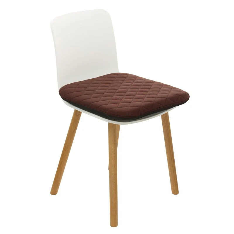 Sitzkissen Komfort mit Schaumstoffkern, wasserundurchlässig, 42 x 42 cm, Mokka