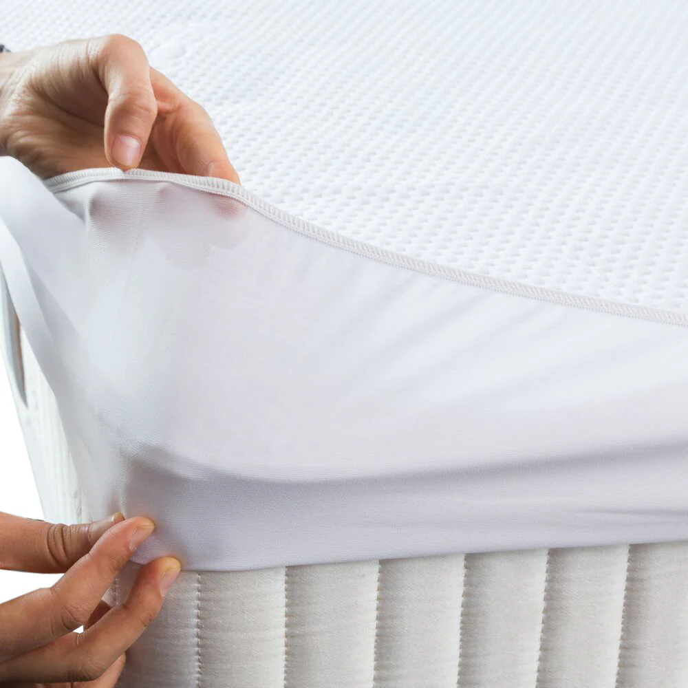 Spannbetttuch Tencel/Polyester, wasserundurchlässig & atmungsaktiv, weiß, 90–100 × 200 × 24 cm - Image 3
