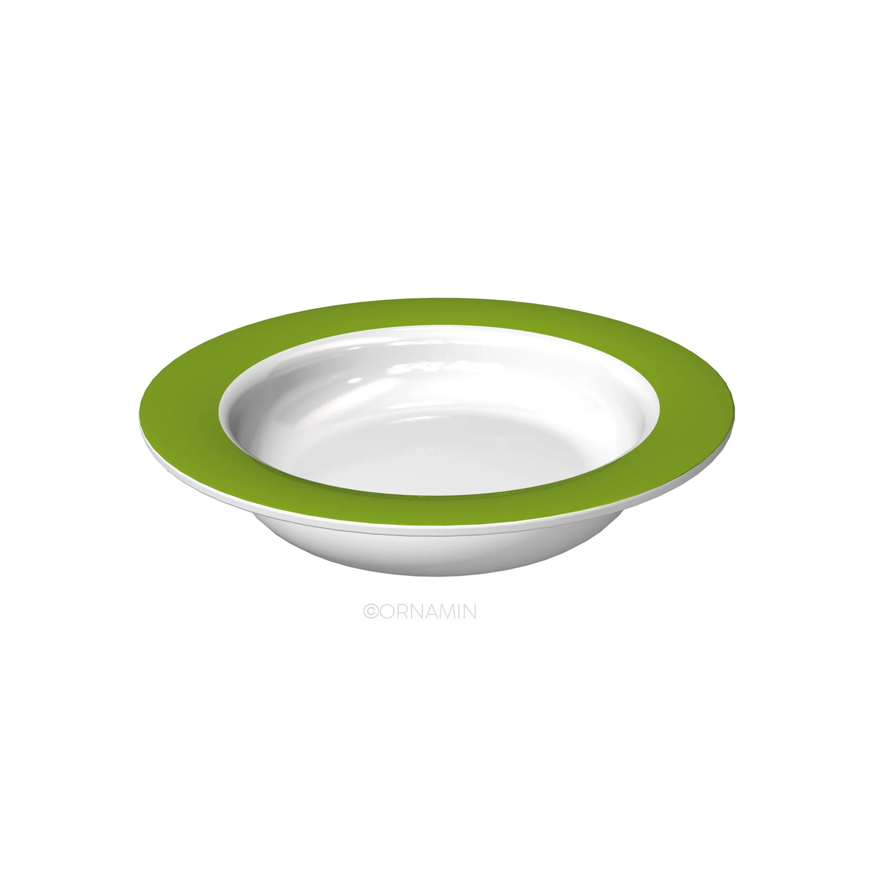Spezial-Schale mit Kipp-Trick, Ø 15,5 cm, Ornamin 903, Tellerranderhöhung, Kunststoff, Spülmaschinen - Image 9