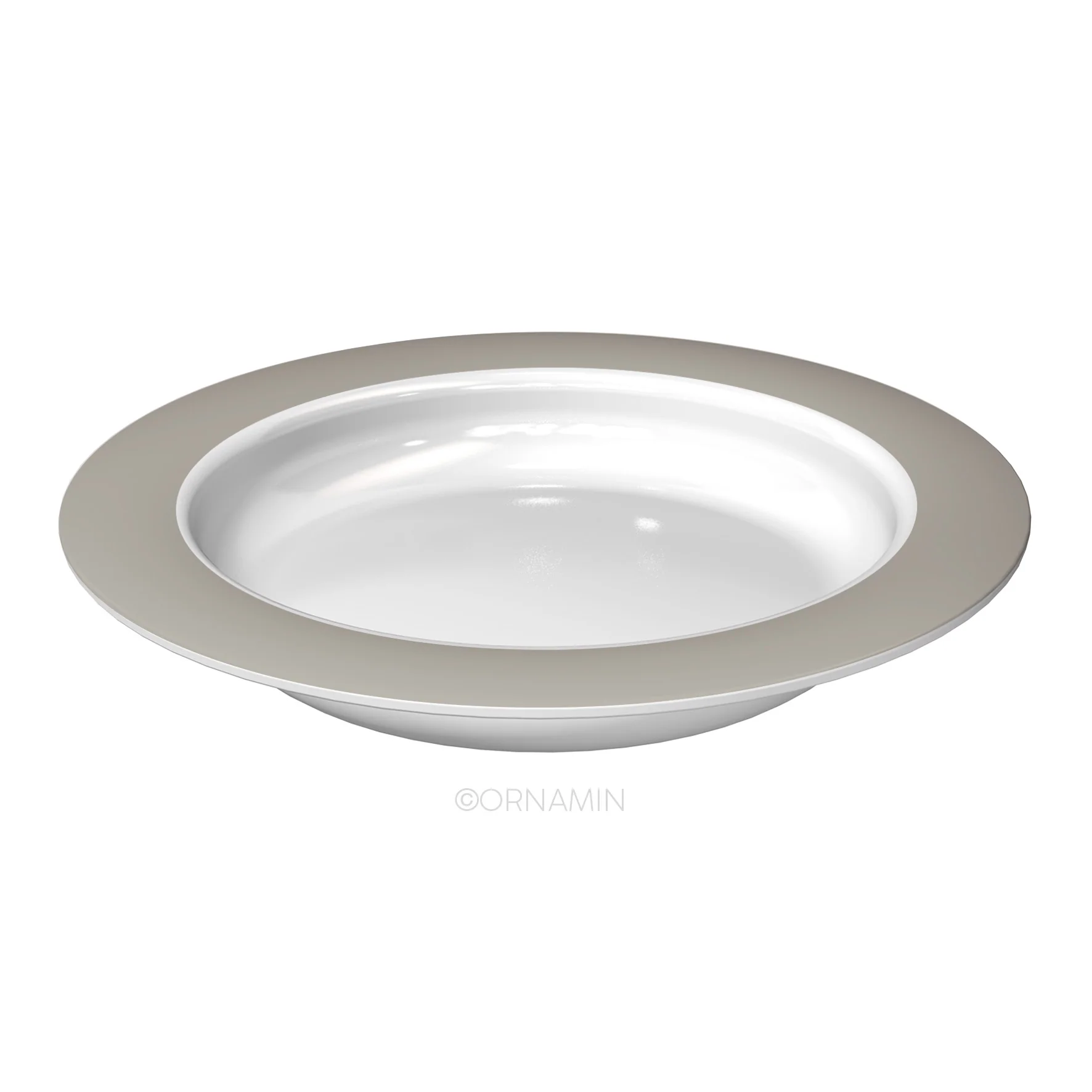 Spezial-Teller mit Kipp-Trick, Ø 20 cm, Ornamin 902, Tellerranderhöhung, Kunststoff, Spülmaschinenfe - Image 19
