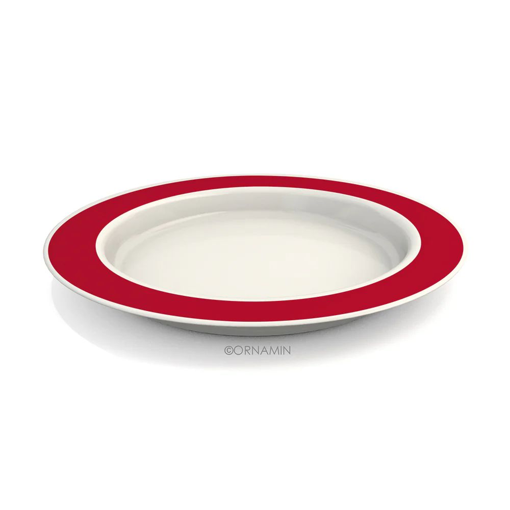 Spezial-Teller mit Kipp-Trick, Ø 27 cm, Ornamin 921, Tellerranderhöhung, Kunststoff - Image 13
