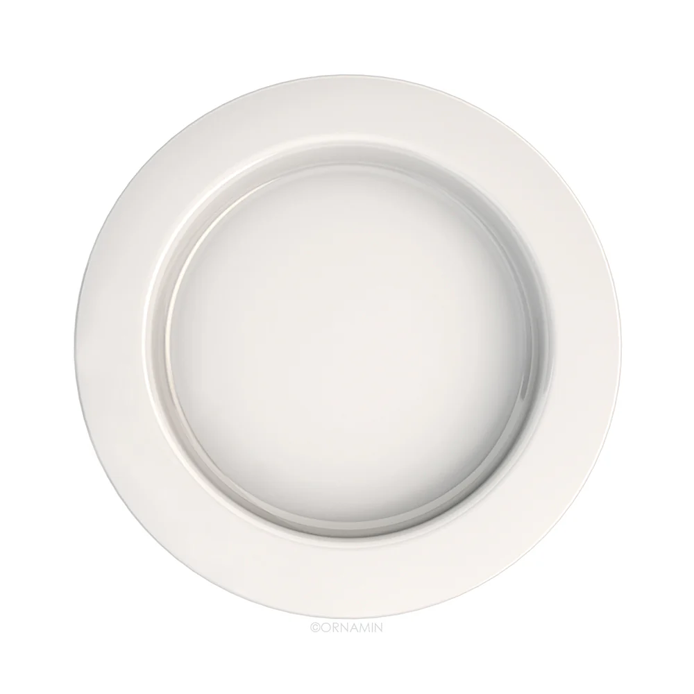 Spezial-Teller mit Kipp-Trick, Ø 27 cm, Ornamin 921, Tellerranderhöhung, Kunststoff - Image 4