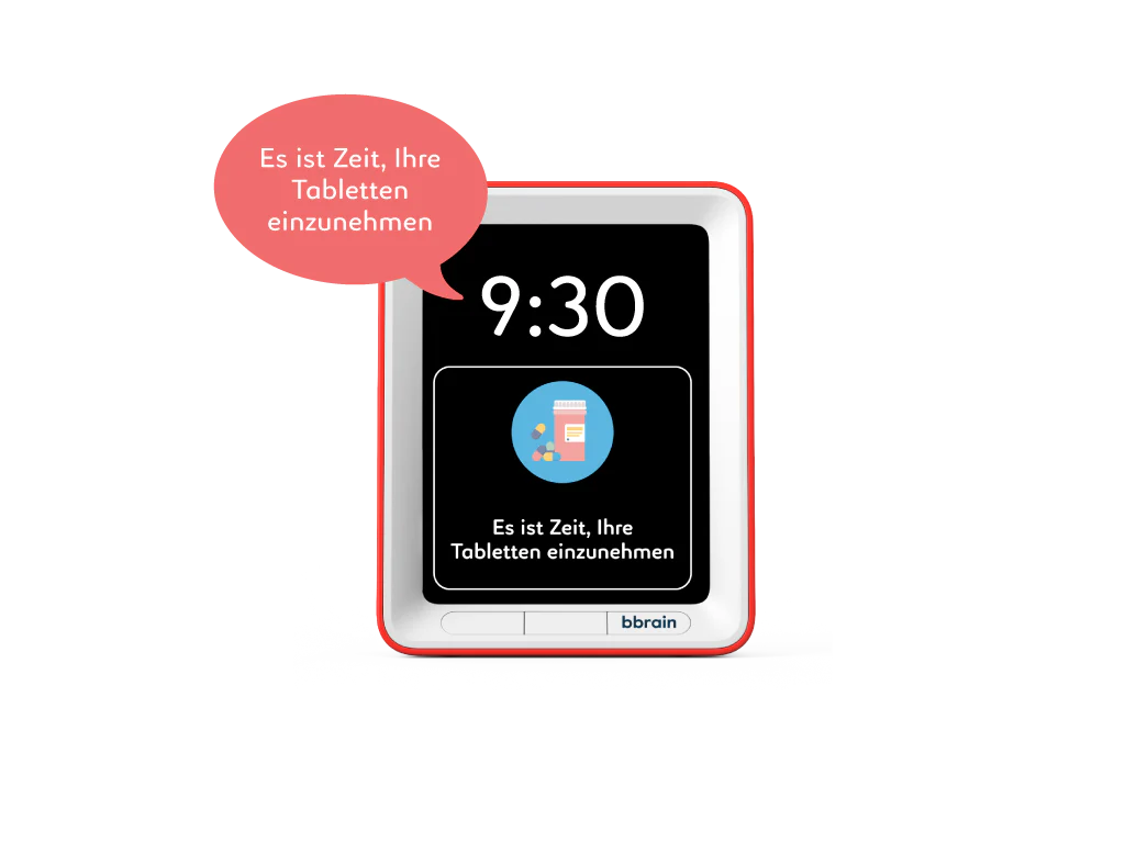 Sprechende Kalenderuhr mit programmierbarer Erinnerungsfunktion,  8 Zoll Bildschirm - Image 12