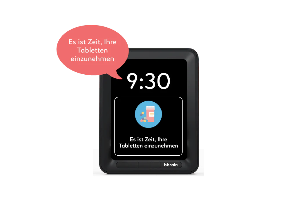 Sprechende Kalenderuhr mit programmierbarer Erinnerungsfunktion,  8 Zoll Bildschirm - Image 6