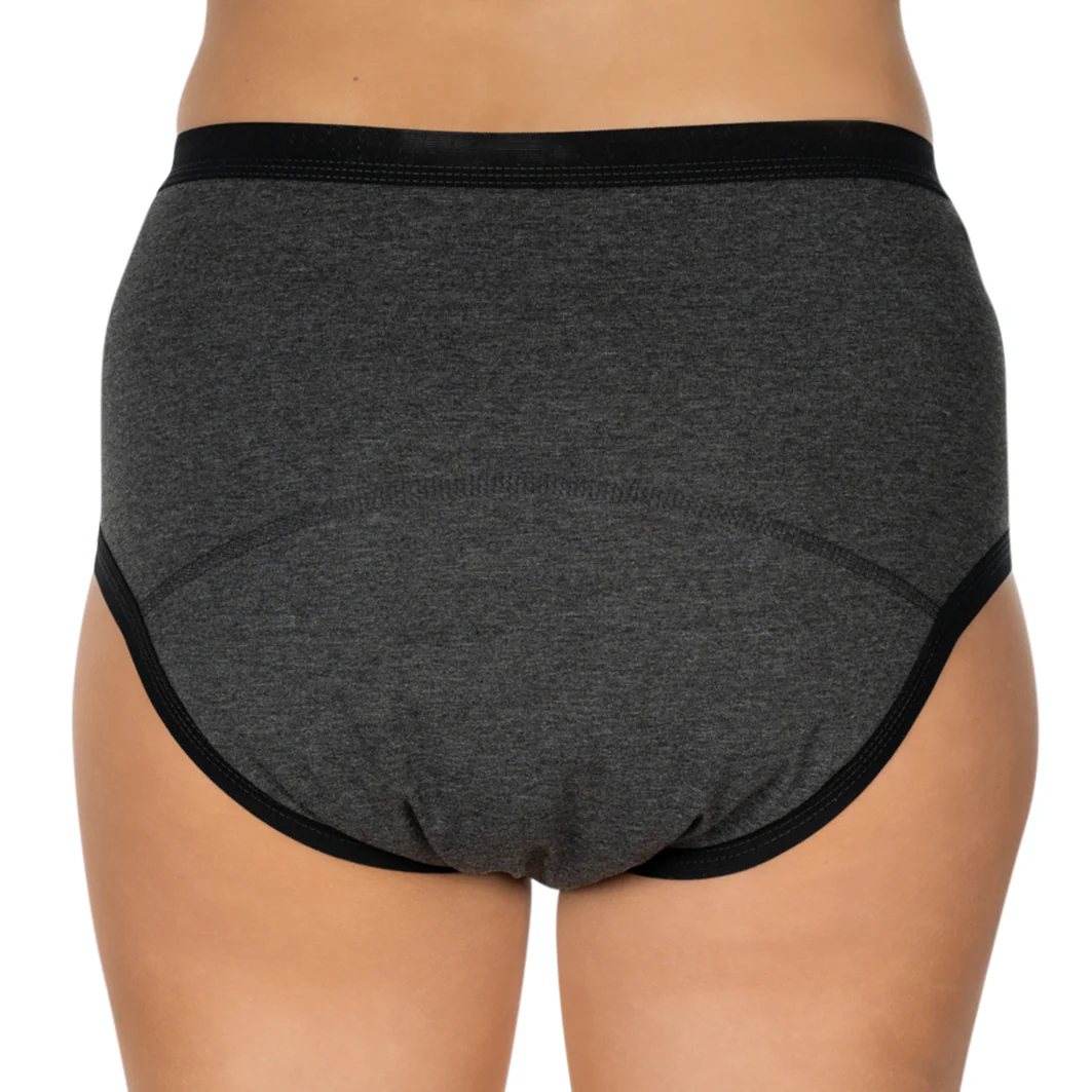 Suprima Bodyguard-Slip 2 mit Fixierlaschen, PU-Wäscheschutz, Inkontinenz-Slip 1258 - Damen, Anthrazit - Image 3