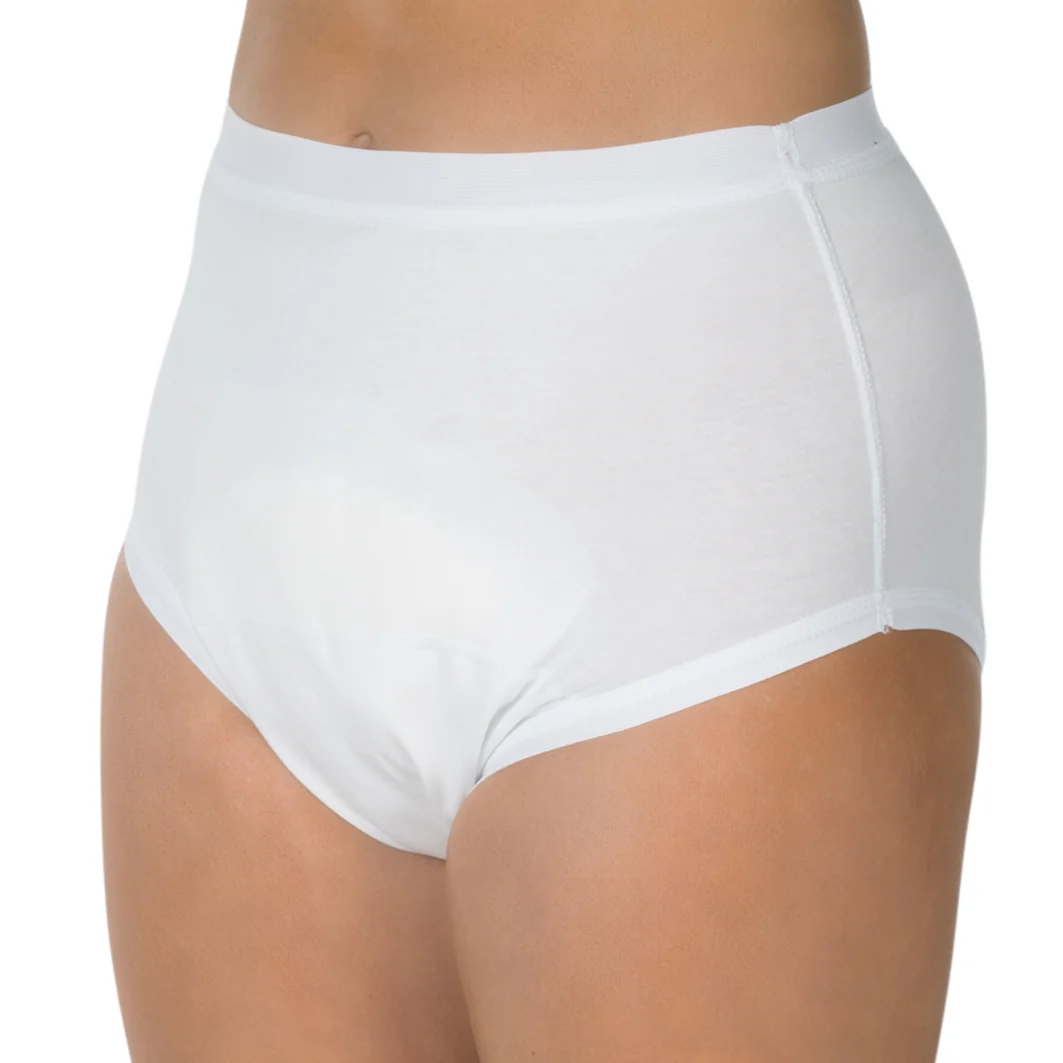 Suprima Bodyguard-Slip 2 mit Fixierlaschen, PU-Wäscheschutz, Inkontinenz-Slip 1258 - Damen, weiß - Image 2