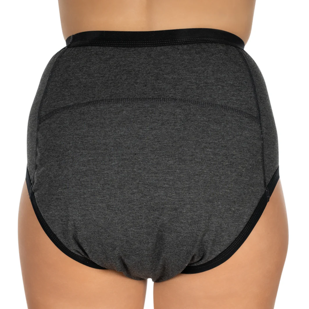 Suprima Bodyguard-Slip 3 mit Fixierlaschen, PU-Wäscheschutz, Inkontinenz-Slip 1259 - unisex, anthrazit - Image 3